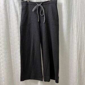 M. Martin Luxury Wide Leg‎ Women's Lounge Pants Drawstring Comfy Gray M